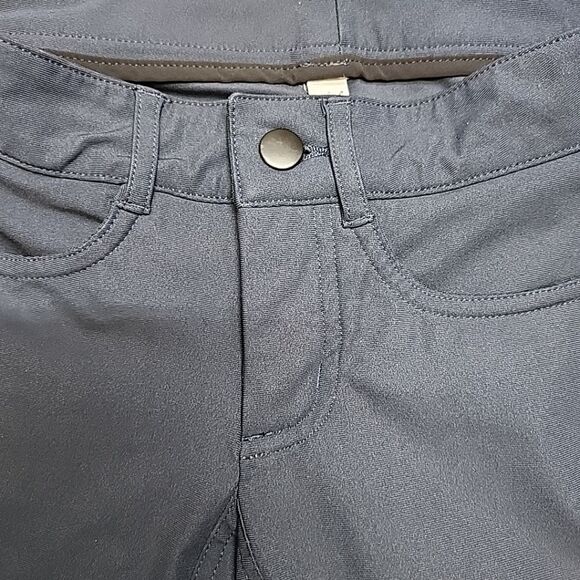 Lululemon Athletica Commuter Travel Chino Zipper Pants Pockets Indigo Womens Sz4 - Picture 7 of 16